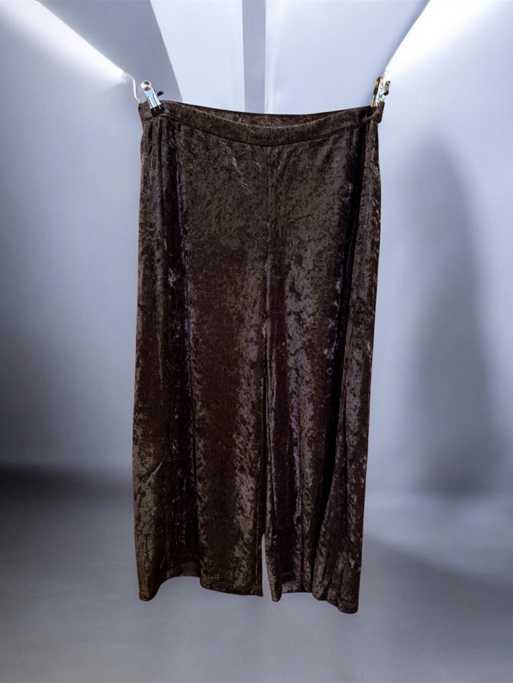 Vintage Susan Lawrence crushed velvet culottes